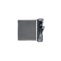 Heat exchanger for interior heating alu 231 mm - 84 mm MAHLE for FREIGHTLINER