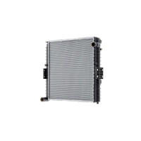 Kühler Motor Kühlrippen gelötet 542 mm - 568 mm MAHLE für IVECO EUROCARGO