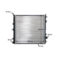 Wasserkühler MAHLE für PEUGEOT 208 I (CA_/ CC_)
