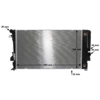 Radiator engine cooling MAHLE for MERCEDES VITO Bus (W639)