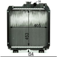 Kühler Motor Kühlrippen gelötet 453 mm - 405 mm MAHLE für NEW HOLLAND T4