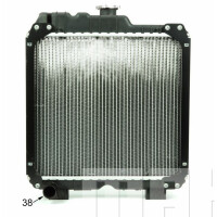 Kühler Motor Kühlrippen gelötet 453 mm - 405 mm MAHLE für NEW HOLLAND T4