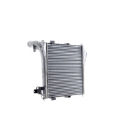 Ladeluftkühler Kühlrippen gelötet Alu 700 mm - 672 mm MAHLE für u.a. VOLVO FE