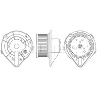 Interior blower MAHLE for VW GOLF II (19E/ 1G1)