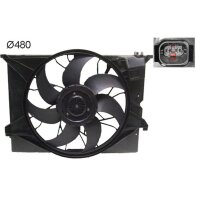 Engine cooling fan 12 V 600 W Ø 480 mm electric MAHLE for e.g. MB S-CLASS