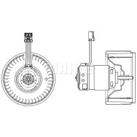 Interior blower MAHLE for VOLVO S60 I (384)