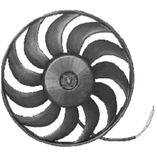 Engine cooling fan 12 V 400 W Ø 383 mm electric MAHLE for e.g. AUDI A6