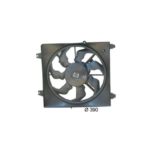 Engine cooling fan 12 V 150 W Ø 390 mm MAHLE for e.g. HYUNDAI SANTA