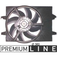 Engine cooling fan with radiator fan frame (frame) MAHLE...