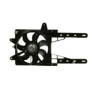 Engine cooling fan with radiator fan frame (frame) MAHLE...