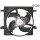 Engine cooling fan with radiator fan frame (frame) MAHLE for FORD KA (RB_)
