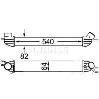 Intercooler MAHLE for MINI MINI (R56)