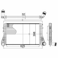 Ladeluftkühler Keilrippenriemenscheibe 110mm MAHLE...