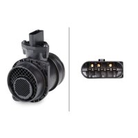 Luftmassenmesser Rohrstutzen 5-polig HELLA für u.a. AUDI A3