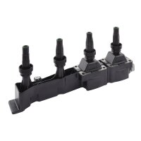 Zündspule inkl. Zündkerzenstecker 4-polig HELLA...