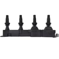 Zündspule inkl. Zündkerzenstecker 4-polig HELLA...