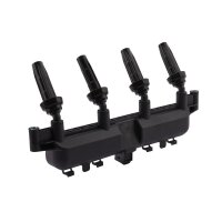 Zündspule inkl. Zündkerzenstecker 4-polig HELLA...