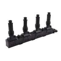 Zündspule inkl. Zündkerzenstecker 6-polig HELLA...