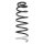 Suspension Spring Rear Axle Coil spring with constant wire diameter SPIDAN