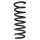 Suspension Spring Rear Axle Coil spring with constant wire diameter SPIDAN for AUDI A4 Avant