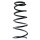 Suspension Spring Front Axle Coil spring with constant wire diameter SPIDAN for e.g. FIAT Sedici