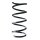 Suspension Spring Rear Axle Coil spring with constant wire diameter SPIDAN for FIAT 500