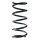 Suspension Spring Rear Axle Coil spring with constant wire diameter SPIDAN for e.g. FIAT 500 C