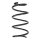 Suspension Spring Front Axle Coil spring with constant wire diameter SPIDAN for FIAT 500