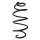 Suspension Spring Front Axle Coil spring with constant wire diameter SPIDAN for e.g. FORD Mondeo IV