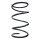 Suspension spring front axle coil spring Ø173mm SPIDAN for HONDA Civic VII