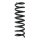 Suspension Spring Front Axle Coil spring with constant wire diameter SPIDAN for e.g. MERCEDES-BENZ C-Klasse