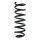 Suspension Spring Rear Axle Coil spring with constant wire diameter SPIDAN for MERCEDES-BENZ SL