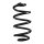 Suspension Spring Rear Axle Coil spring with constant wire diameter SPIDAN for NISSAN Qashqai +2 I