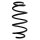 Suspension Spring Front Axle Coil spring with constant wire diameter SPIDAN for e.g. SAAB 09. Mrz