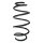 Suspension Spring Front Axle Coil spring with constant wire diameter SPIDAN for e.g. SAAB 9-3 Cabriolet