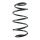 Suspension Spring Front Axle Coil spring with constant wire diameter SPIDAN for e.g. SAAB 09. Mrz