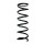 Suspension spring rear axle coil spring Ø114mm SPIDAN for LEXUS GS