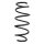 Suspension Spring Front Axle Coil spring with constant wire diameter SPIDAN for e.g. FIAT Idea