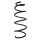 Suspension Spring Front Axle Coil spring with constant wire diameter SPIDAN for e.g. FIAT Punto Evo