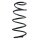 Suspension Spring Front Axle Coil spring with constant wire diameter SPIDAN for e.g. FIAT Punto Evo