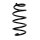 Suspension Spring Front Axle Coil spring with constant wire diameter SPIDAN for FORD S-Max