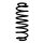 Suspension Spring Rear Axle Coil spring with constant wire diameter SPIDAN for CHRYSLER PT Cruiser