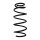 Suspension spring front axle coil spring Ø146mm SPIDAN for e.g. SUBARU Trezia
