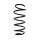 Suspension spring front axle coil spring Ø143mm SPIDAN for e.g. ALFA ROMEO Mito