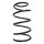 Suspension spring front axle coil spring Ø173mm SPIDAN for e.g. HYUNDAI i30