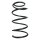 Suspension spring front axle coil spring Ø174mm SPIDAN for e.g. HYUNDAI i30