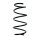 Suspension spring front axle coil spring Ø160mm SPIDAN for e.g. TOYOTA Auris
