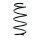 Suspension spring front axle coil spring Ø164mm SPIDAN for e.g. TOYOTA Auris
