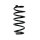 Rear suspension spring coil spring 287mm SPIDAN for TOYOTA AURIS (_E15_)
