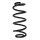 Suspension Spring Front Axle Coil spring with constant wire diameter SPIDAN for e.g. AUDI A4